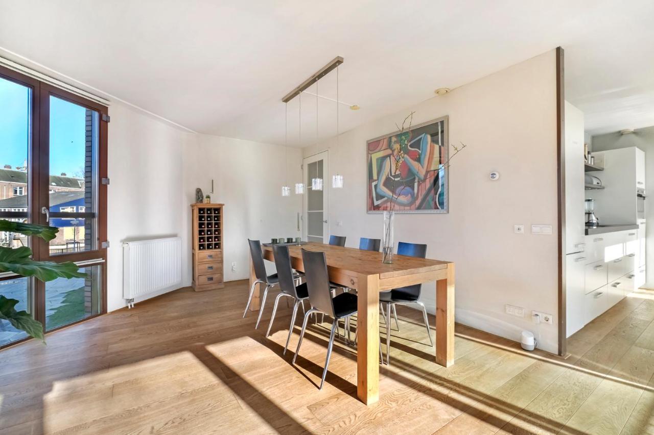 170M2 Appartment With Jacuzzi & Steam Bath In Center Of Amsterdam Bagian luar foto